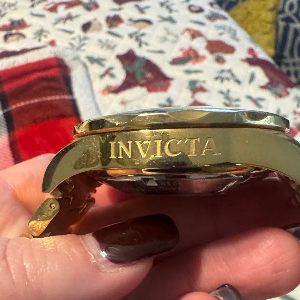 Invicta Gold and White Grand Diver Watch - Picture 2 of 6